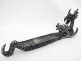 Silber Drachen Räucherstäbchenhalter