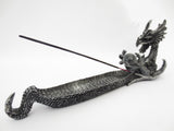 Silber Drachen Räucherstäbchenhalter