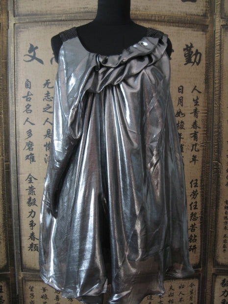 Silbernes Kleid - S