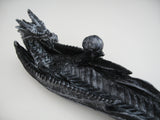 Schwarzer Drache Rucherstbchenbrettchen (I)