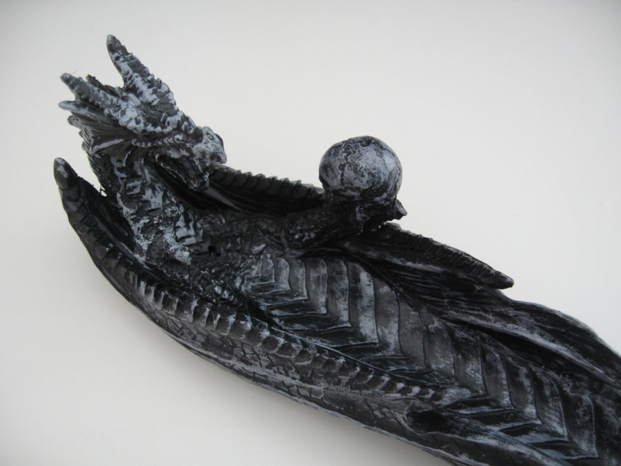 Schwarzer Drache Rucherstbchenbrettchen (I)