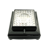 Schwarze Lichtbasis für Kristalle – 8 cm