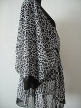 Schwarz/weie Bluse III